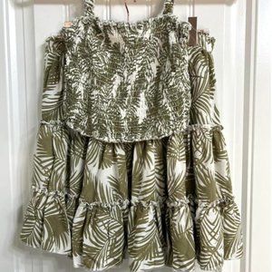 $8 SALE - Skirt Crop top Set